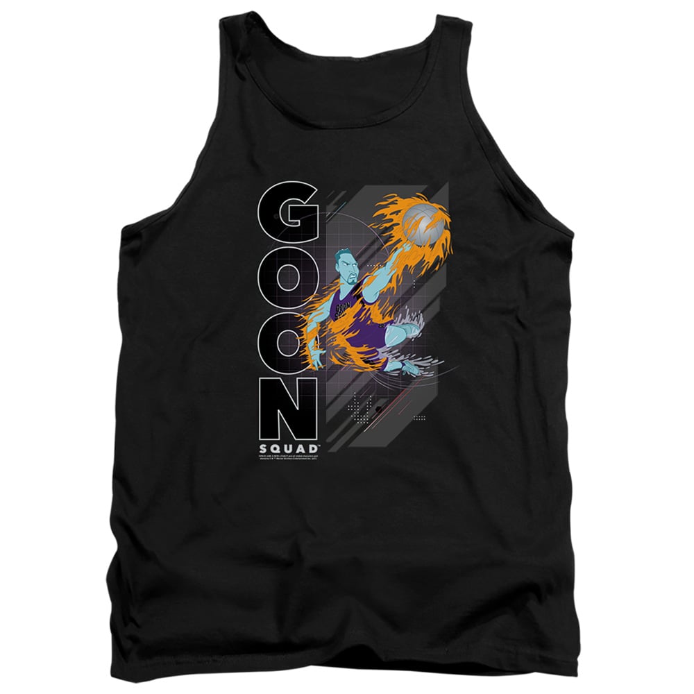 Space Jam 2 & Wet Fire-Adult Tank Top, Black - Small