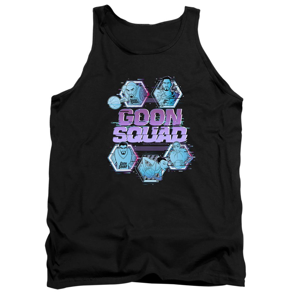 Space Jam 2 & Goon Squad Tech-Adult Tank Top, Black - Small