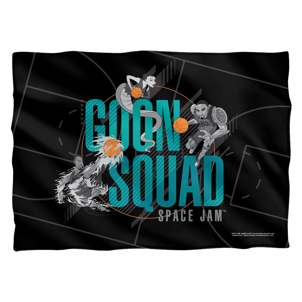 WBM1721-PLO1-20x28 20 x 28 in. Space Jam 2 & Goon Squad Court-Pillow Case, White