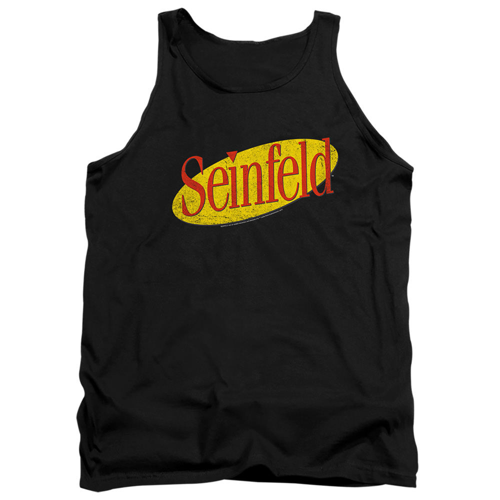 Seinfeld & Seinfeld Logo-Adult Tank Top, Black - 2X