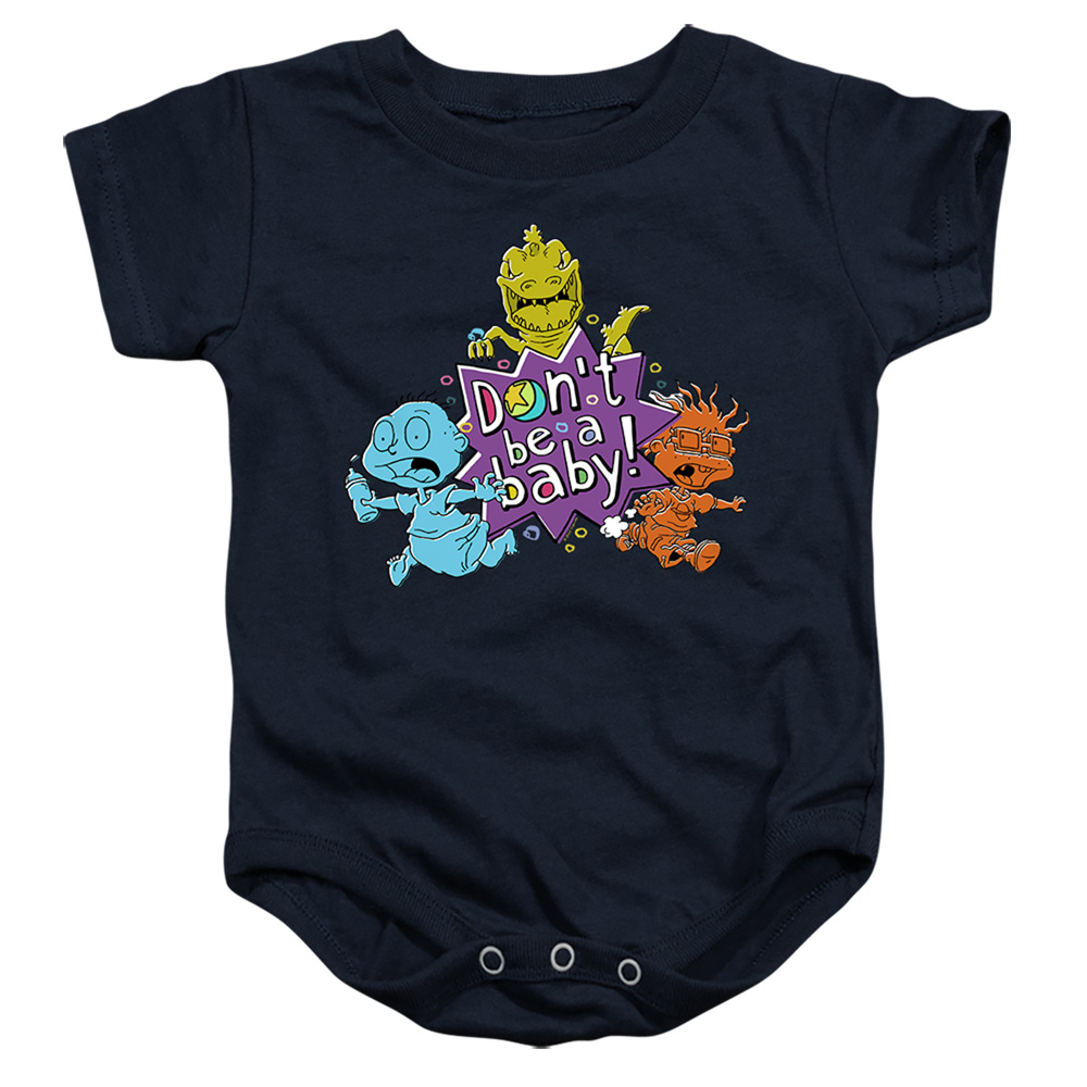 Rugrats & Babies Run for the Hills-Infant Snapsuit, Navy - Small - 6 Month