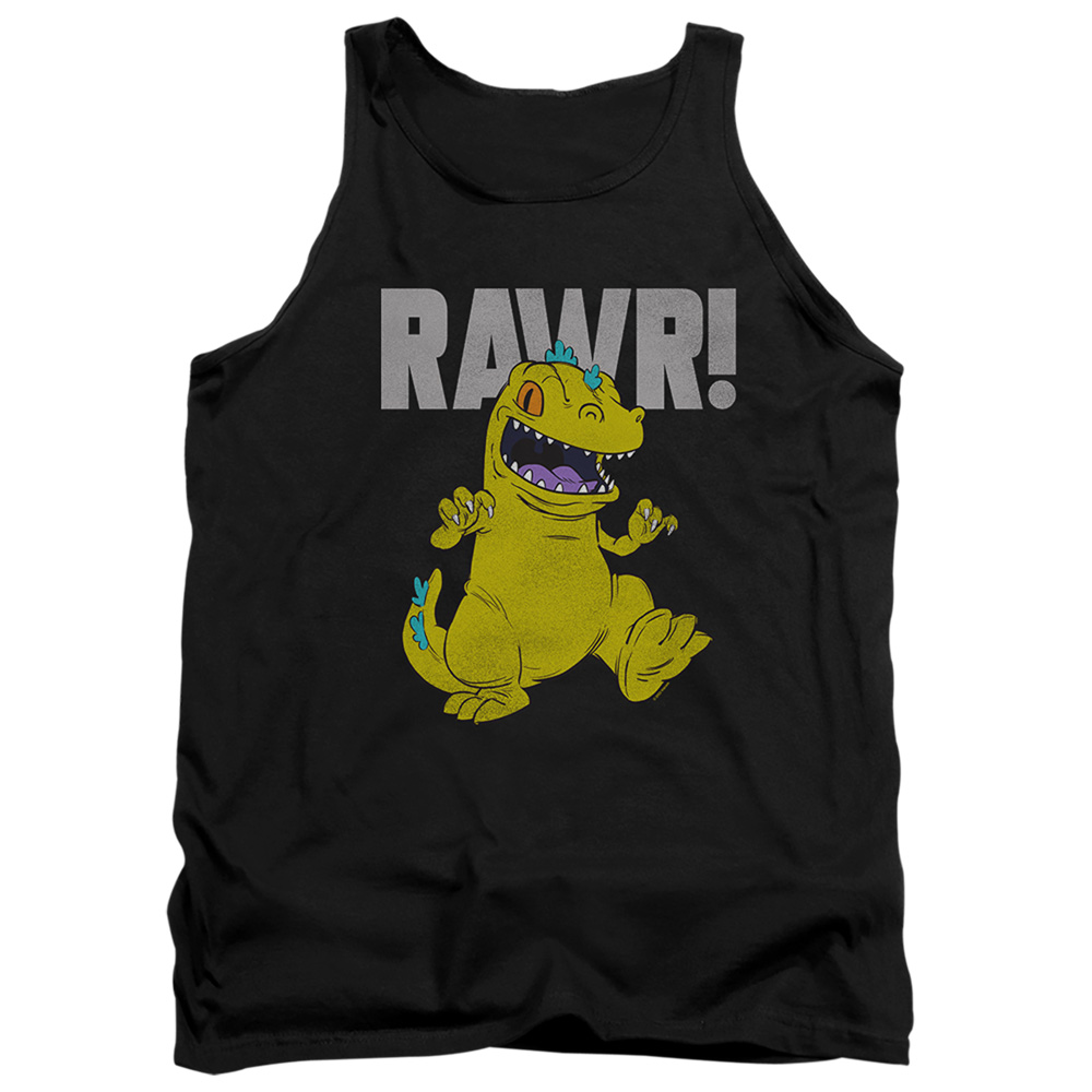 Rugrats & Reptar-Adult Tank Top, Black - Large