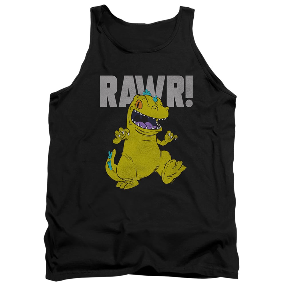 Rugrats & Reptar-Adult Tank Top, Black - 2X