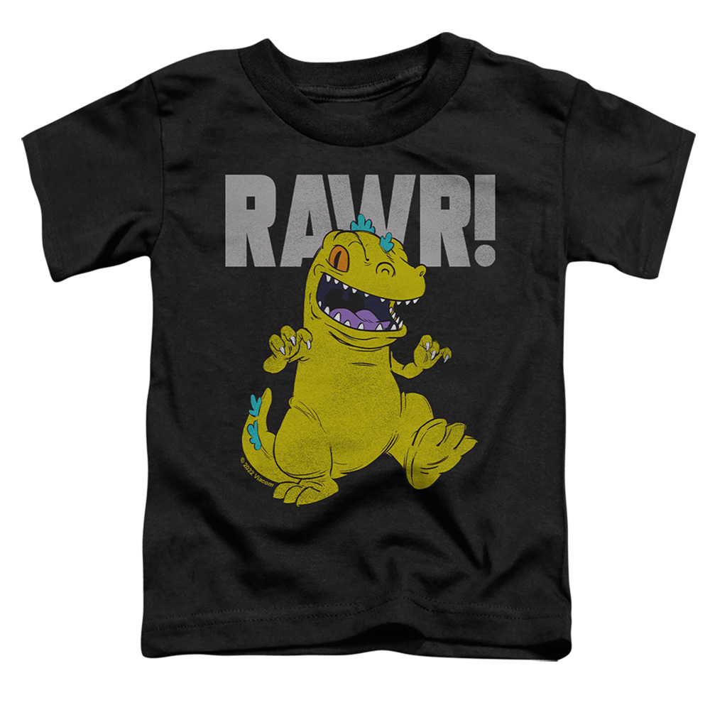 Rugrats & Reptar Short Sleeve Toddler T-Shirt, Black - Medium 3T