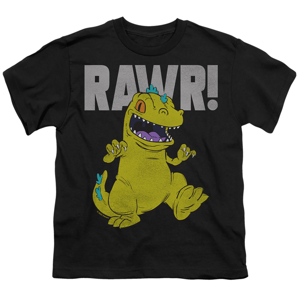 Rugrats & Reptar Short Sleeve Youth 18-1 T-Shirt, Black - Medium