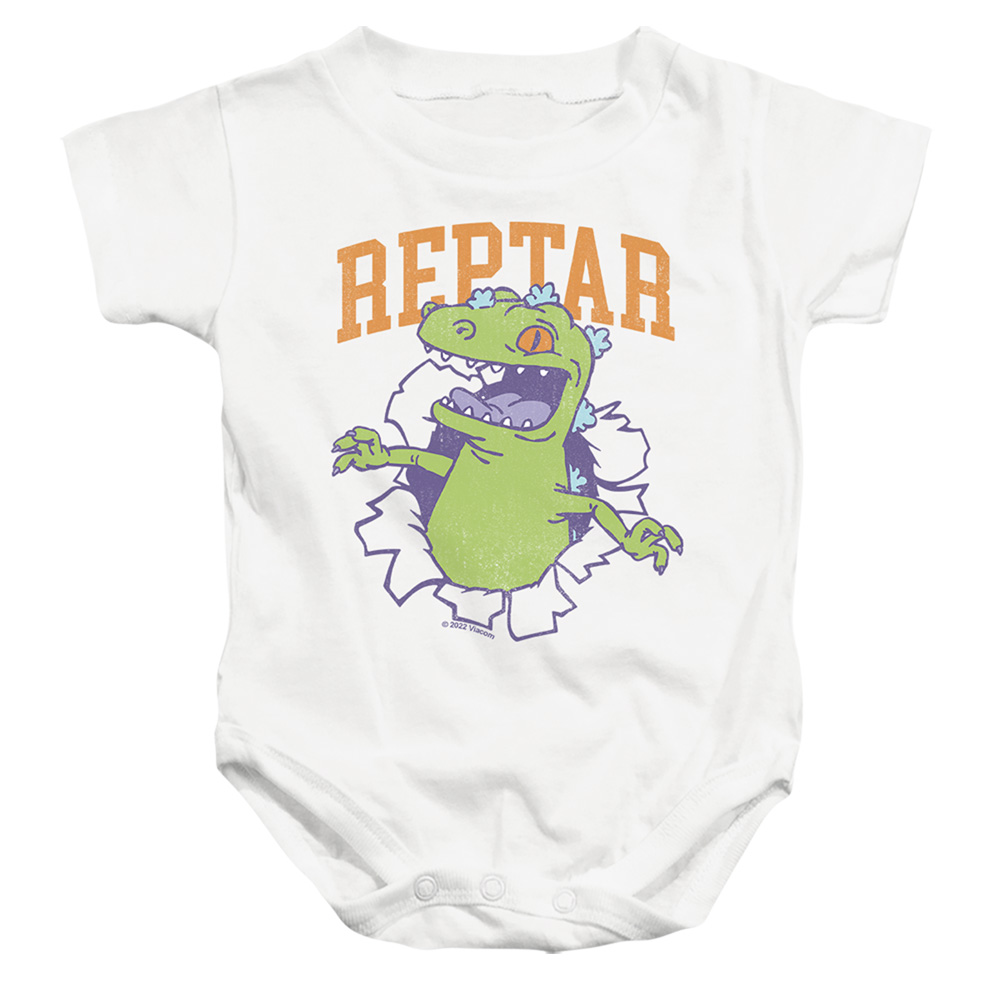 Rugrats & Reptar Shirt Rip-Infant Snapsuit, White - Extra Large - 24 Month