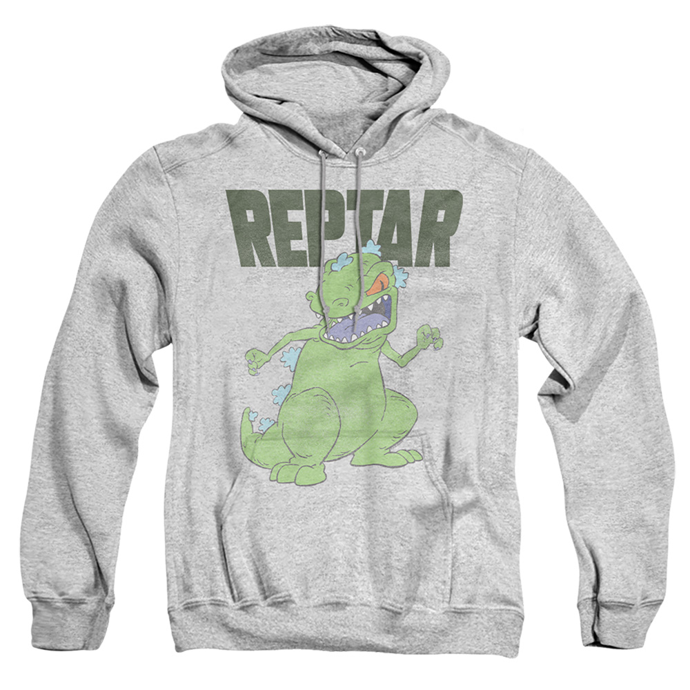 Rugrats & Reptar Big-Adult Pull-Over Hoodie, Athletic Heather - 3X
