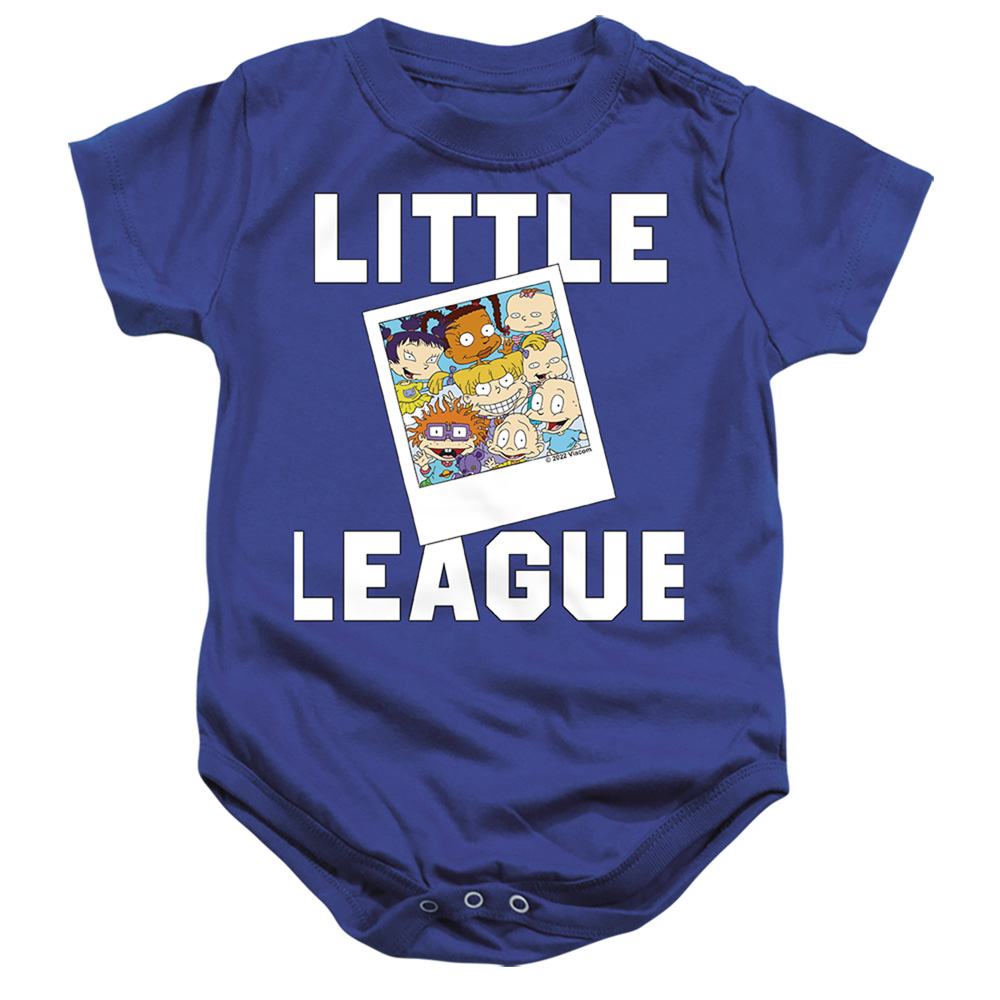 NICK822-SS-2 Rugrats & Little League-Infant Snapsuit, Royal Blue - Medium - 12 Month