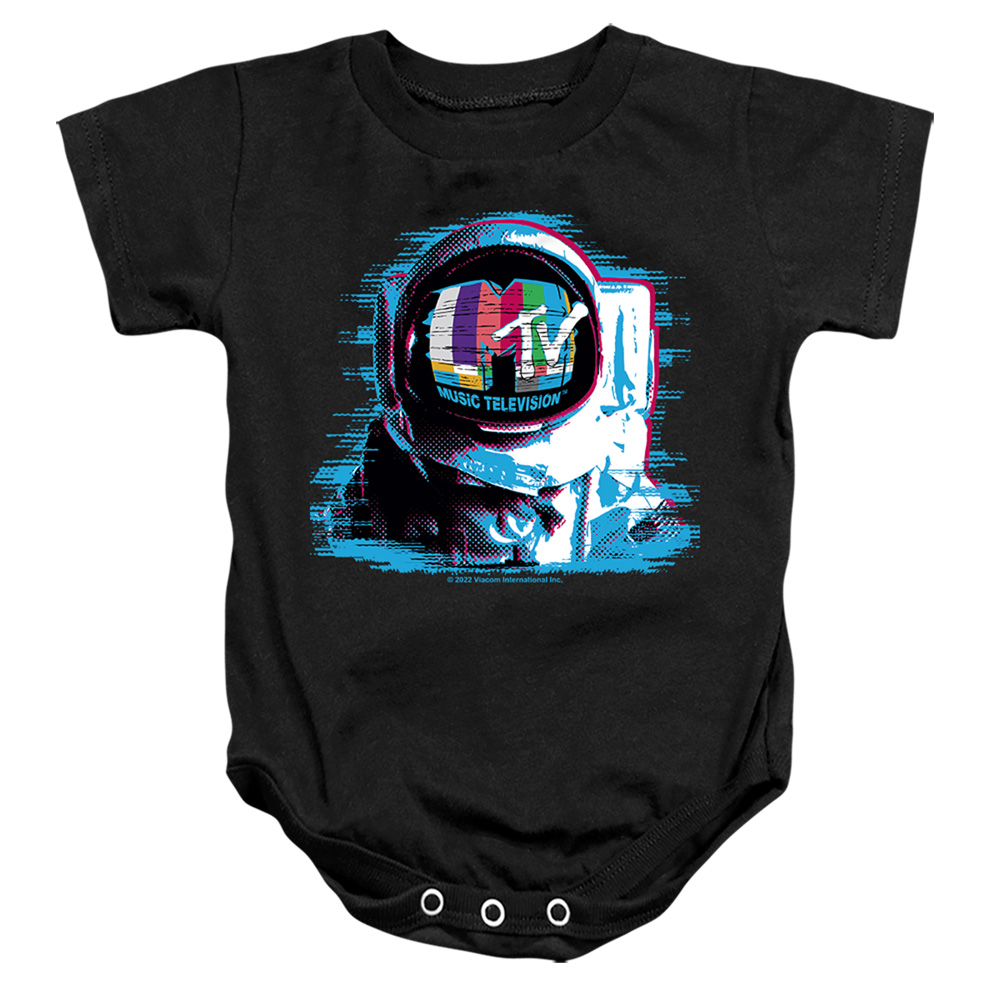 MTV & Space Man-Infant Snapsuit, Black - Large - 18 Month