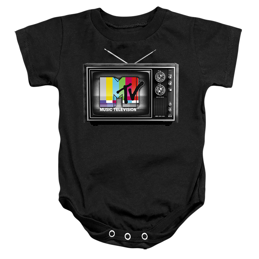 MTV & The Original Logo-Infant Snapsuit, Black - Medium - 12 Month