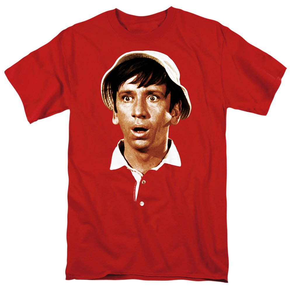 Gilligans Island & Gilligans Head Short Sleeve Adult 18-1 T-Shirt, Red - Extra Large -  NewGroove, NE3229707