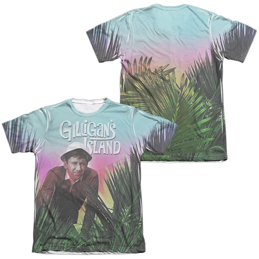 WBT502FB-ATPC-4 Gilligans Island & Little Buddy-Adult Polyester & Cotton Short Sleeve T-Shirt, White - Extra Large