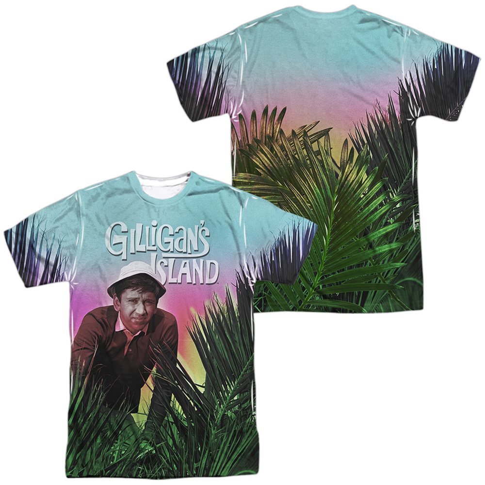 Gilligans Island & Little Buddy Short Sleeve Adult Polyester Crew T-Shirt, White - Small -  NewGroove, NE3877347