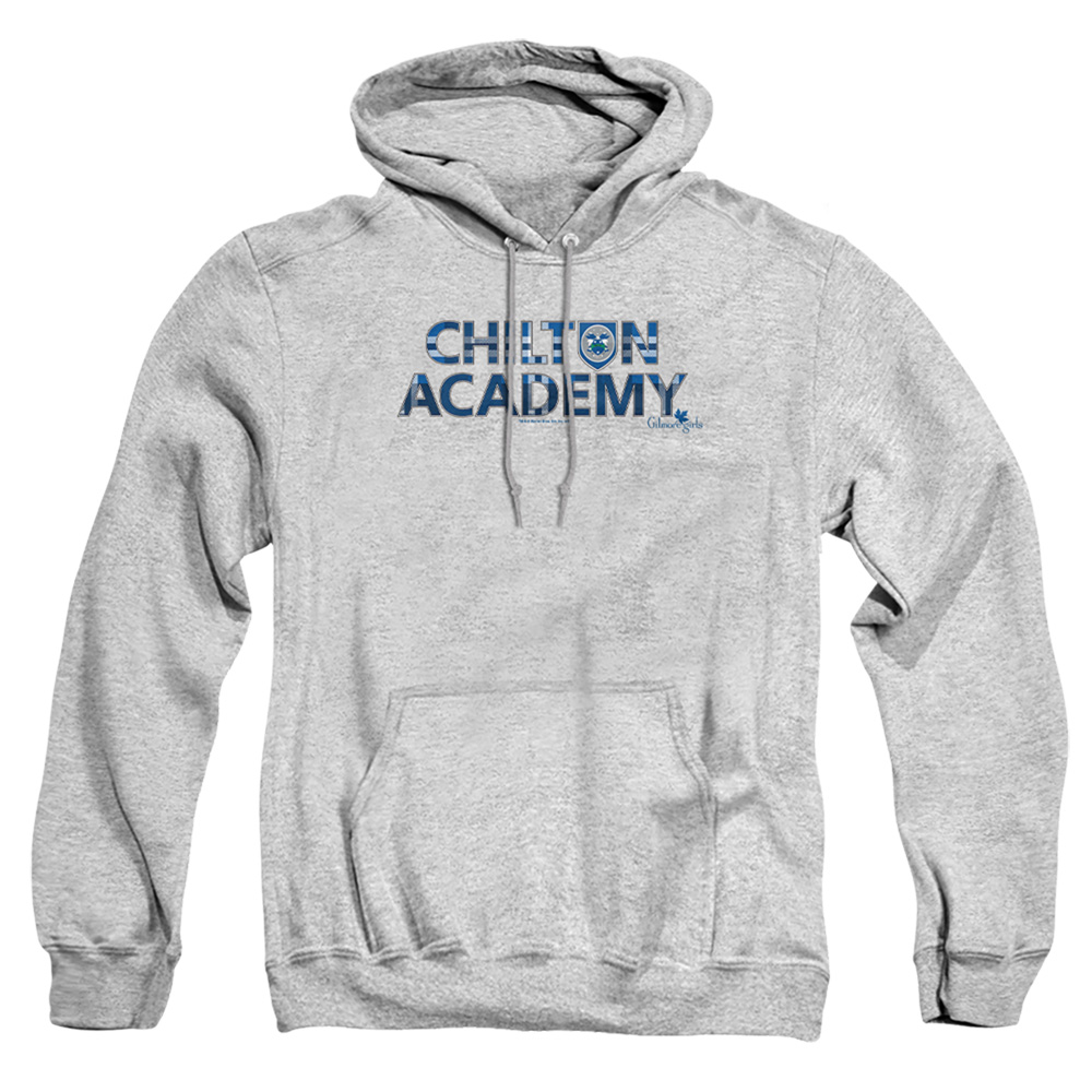 Gilmore Girls & Chilton Academy-Adult Pull-Over Hoodie, Athletic Heather - Medium