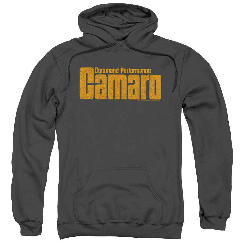 Chevrolet & Command Performance-Adult Pull-Over Hoodie, Charcoal - Large