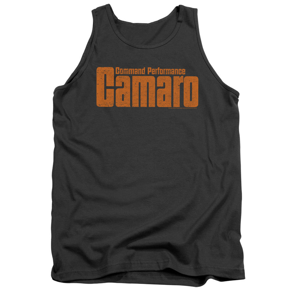 Chevrolet & Command Performance-Adult Tank Top, Charcoal - 2X