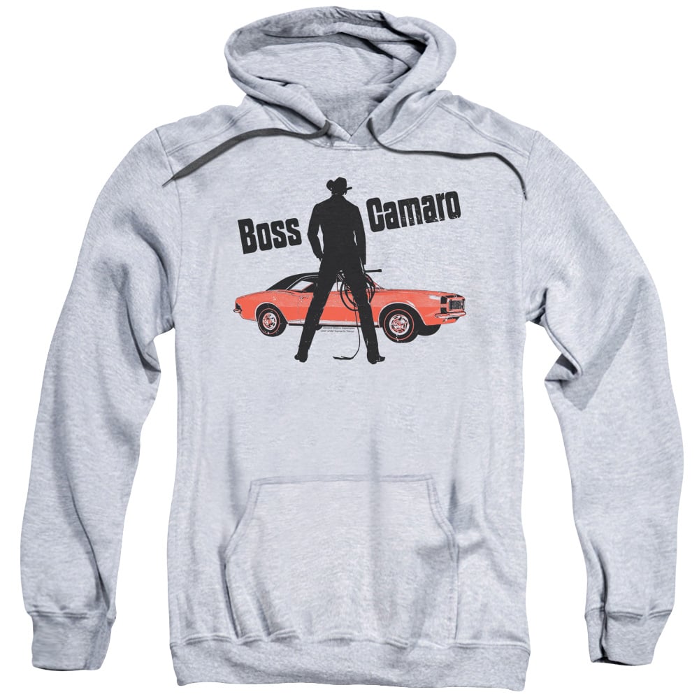 Chevrolet & Boss-Adult Pull-Over Hoodie, Athletic Heather - Small