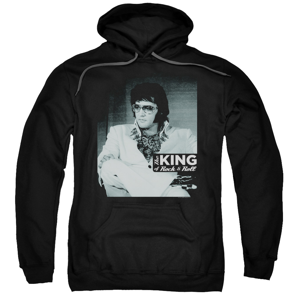 Elvis Presley & Good to Be Adult Pull-Over Hoodie, Black - 2X