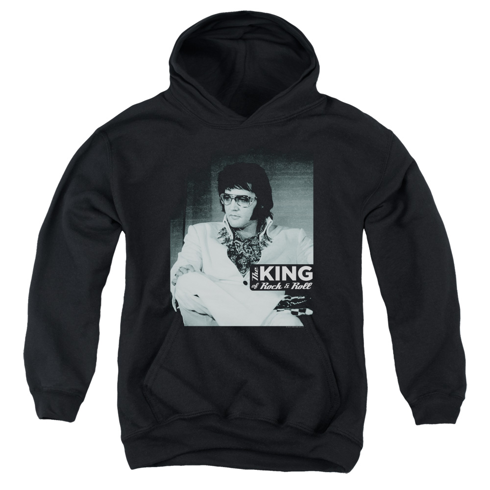 Elvis Presley & Good to Be Youth Pull-Over Hoodie, Black - Extra Large