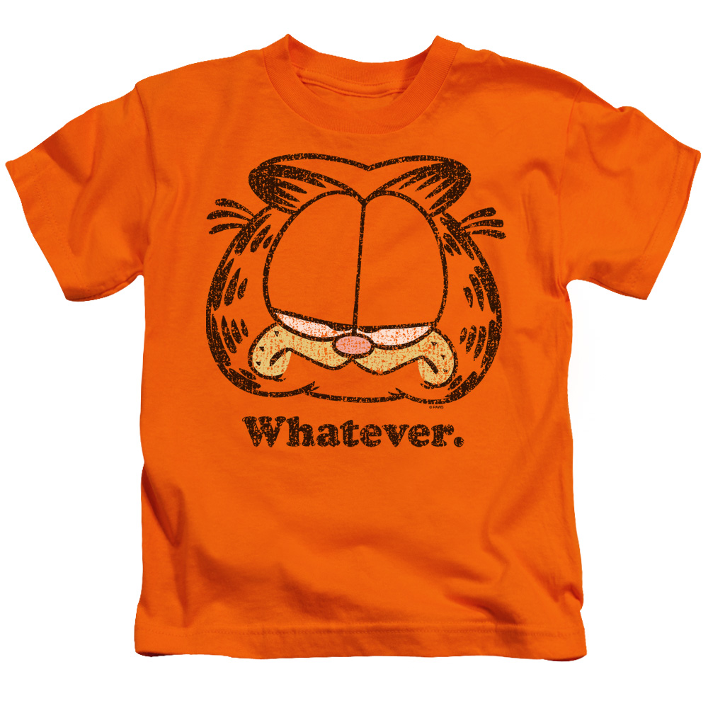 Garfield Whatever Short Sleeve Juvenile 18-1 T-Shirt, Orange - Small 4