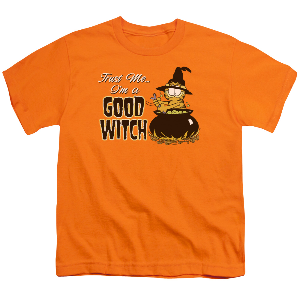 Garfield Trust Me Short Sleeve Youth 18-1 T-Shirt, Orange - Medium