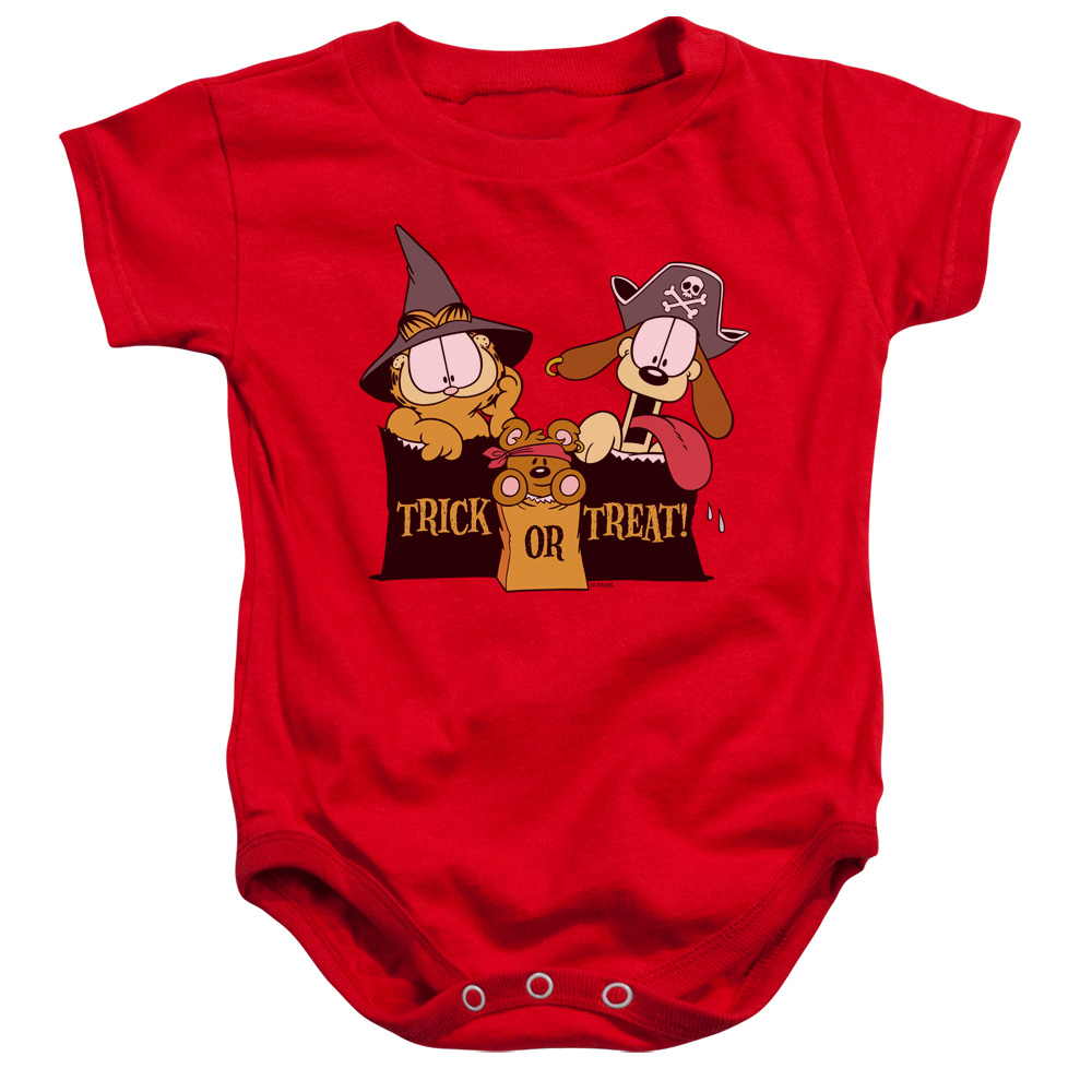 Garfield Trick or Treat Infant Snapsuit, Red - Extra Large - 24 Month