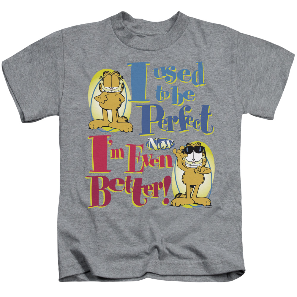 Garfield Even Better Short Sleeve Juvenile 18-1 T-Shirt, Athletic Heather - Large 7