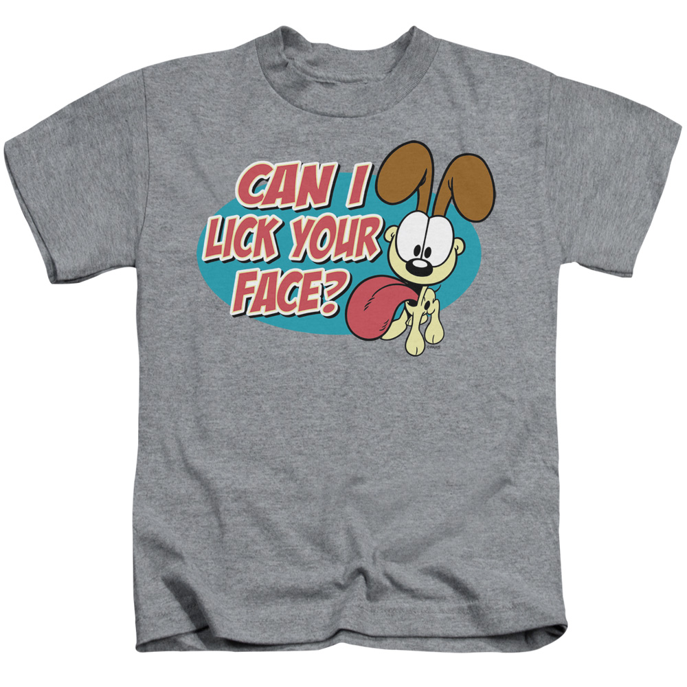 Garfield Question Short Sleeve Juvenile 18-1 T-Shirt, Athletic Heather - Large 7