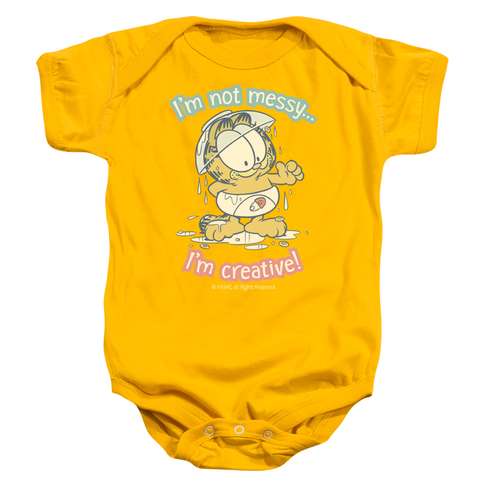 Garfield Im Creative Infant Snapsuit, Gold - Extra Large - 24 Month