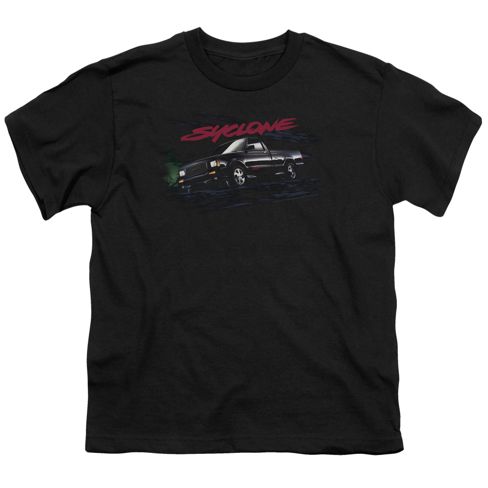 GMC & Syclone-Short Sleeve Youth 18-1 T-Shirt, Black - Medium