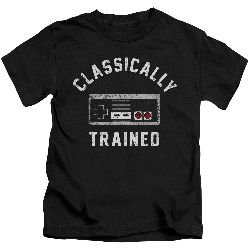 Classically Trained-Short Sleeve Juvenile 18-1 T-Shirt, Black - Medium - 5-6