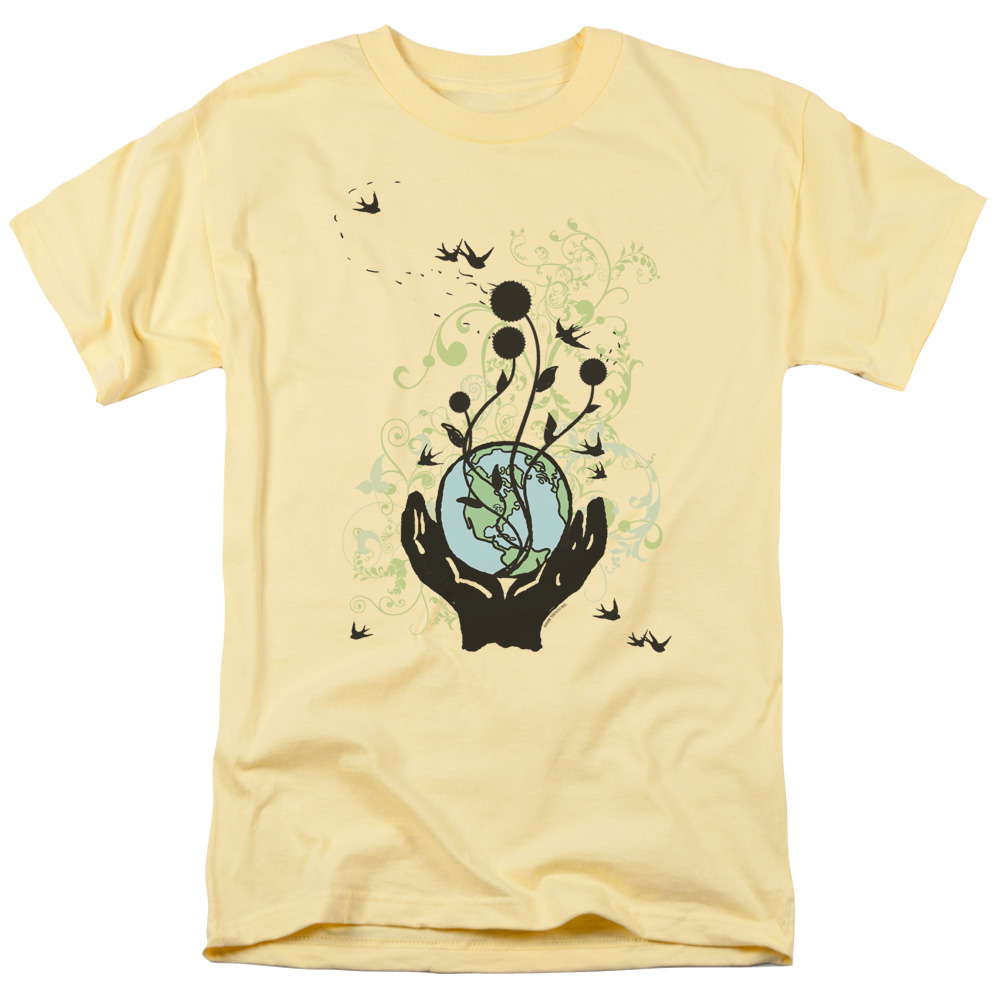 Everything Connected-Short Sleeve Adult 18-1 T-Shirt, Banana - Medium
