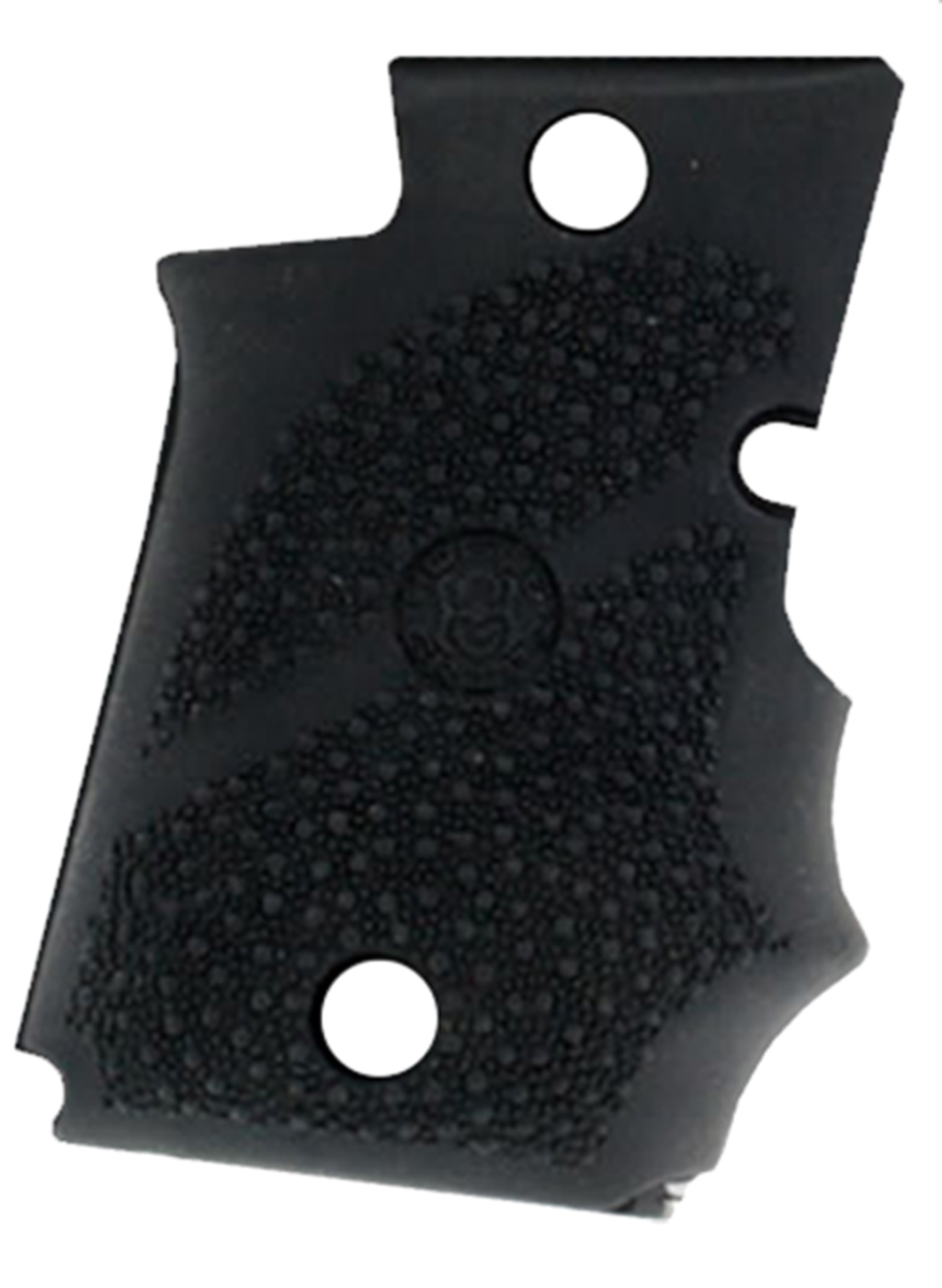 Picture of Hogue Combat Grips HOG 98080 Safety Rubber Grip with Finger Grooves&#44; Black