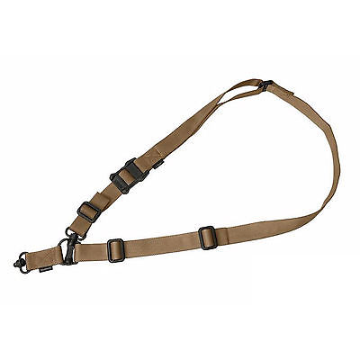 Picture of Magpul MP MAG518-COY Multi-Mission Single Point Sling with Dual Quick Detach Nylon Coyote&#44; Brown