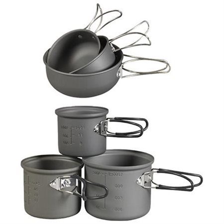 Picture of NDUR NDUR 22600 Essentials Cookware Mess Kit - 6 Piece