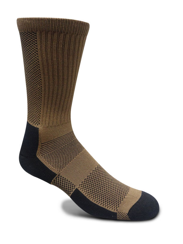 Picture of Tactical Gear CT 7130 BK Jungle Quick-Dry Silver Lining Sock, Black - Large