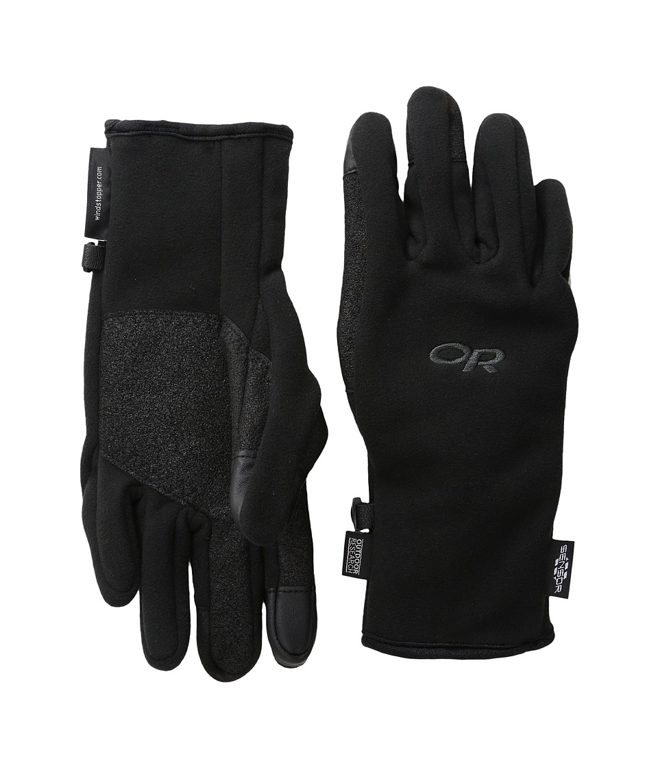 OR 244883-001 S Mens Gripper Sensor Gloves, Black - Small
