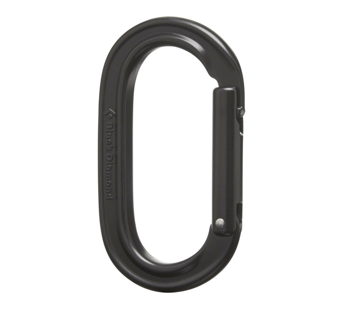 Oval Keylock Carabiner for Big Wall Mountaineering & Trad Climbing, Silver