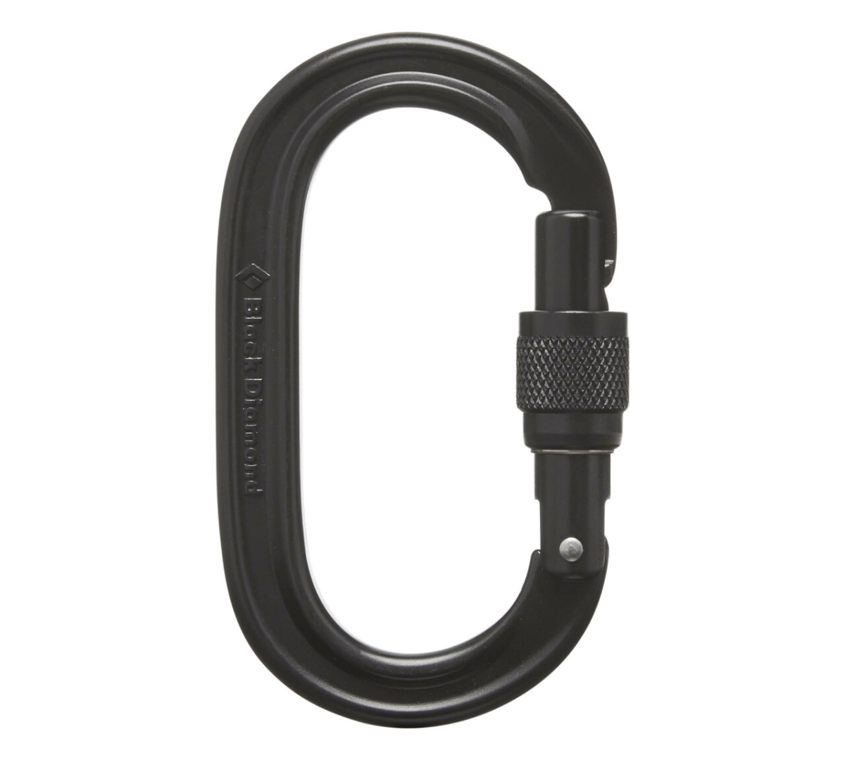 Black Diamond BKD BD2101580002ALL1 Hotforge Straight Gate Carabiner for Big Wall Ice Sport & Trad Climbing, Black