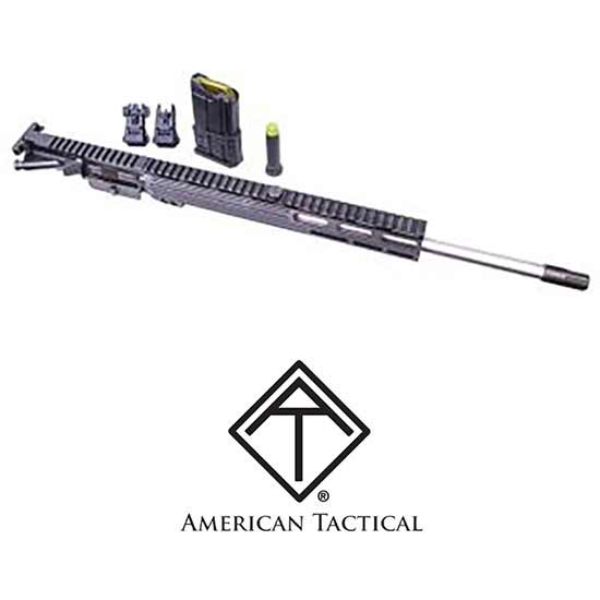 Picture of American Tactical ATIS ATI15MS410KIT 18 in. 410 Upper Holster Kit with 3 oz Barrel Holster with Buffer 5 Round Mag & 12 in. Adjustable Gas System Choke Mlok Rail