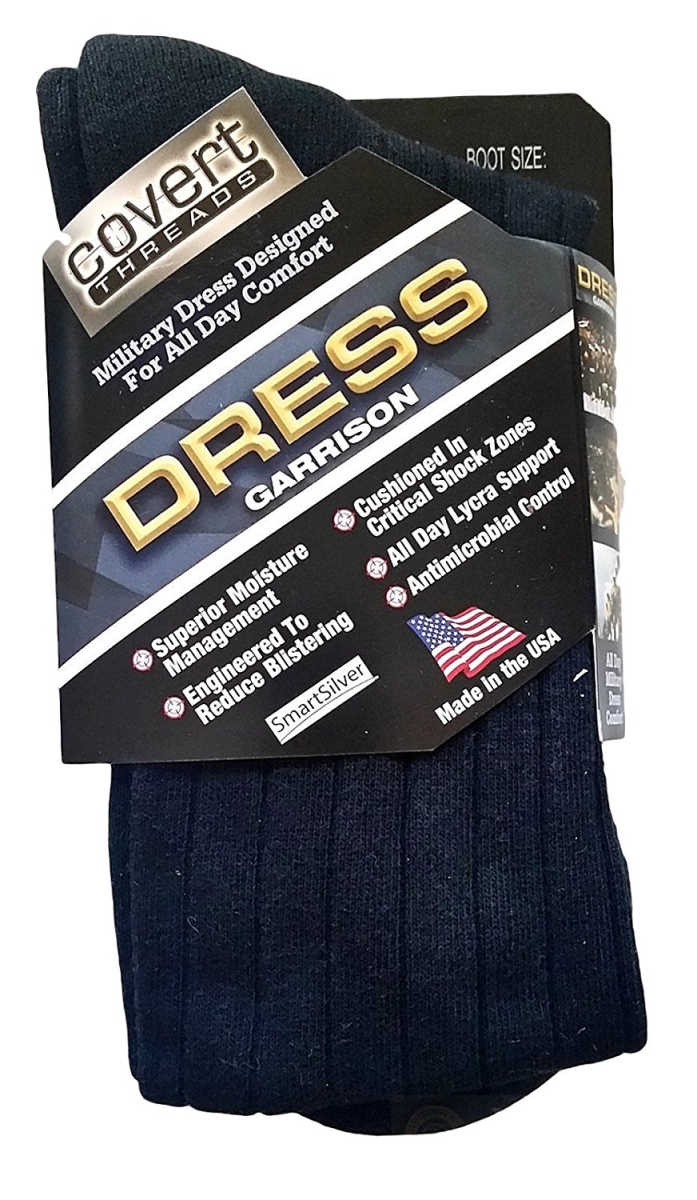 Tactical Gear CT 7154 BK Dress Garrison Sock, Large