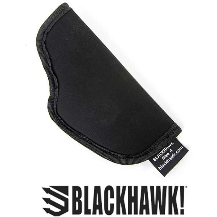 Picture of Blackhawk BH 40IP04BK TecGrip SZ 04 Inside the Waistband Ambidextrous&#44; Black