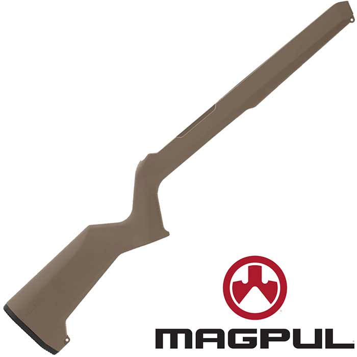 Picture of Magpul MP MAG1428-FDE 10-22 MOE X22 Stock for Ruger&#44; Flat Dark Earth