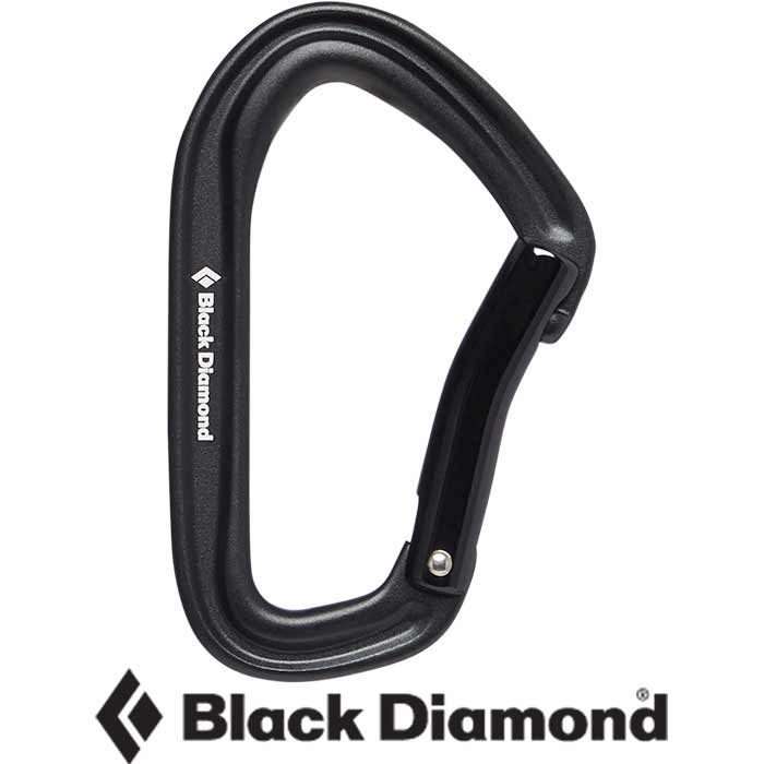 Black Diamond BKD BD2101590002ALL1 Hot Forge Bent Gate Carabiner - Black