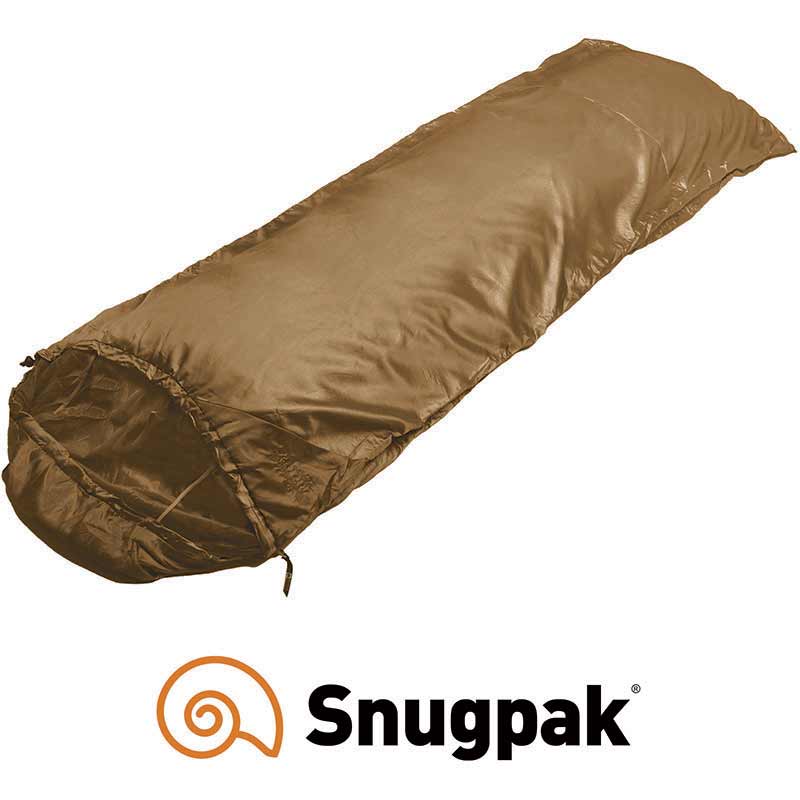 Picture of Snugpak SP 92258 35 to 45 Deg F Jungle Bag Sleeping Bag with Right Zipper&#44; Coyote