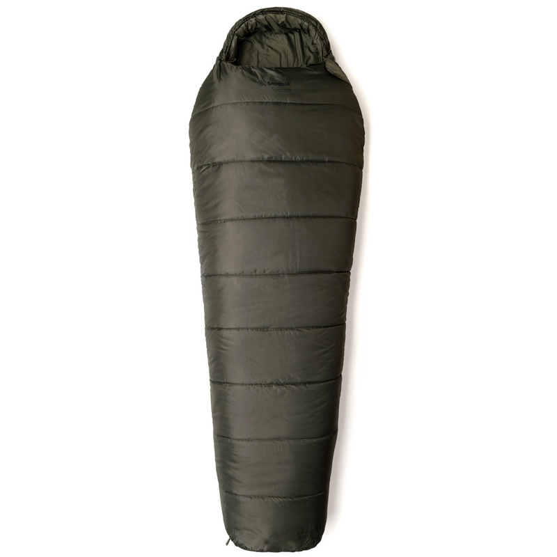 Picture of Snugpak SP 98600 87 x 31 in. 19 to 10 F Temperature Basecamp Extreme Drab Sleeper Bag&#44; Olive