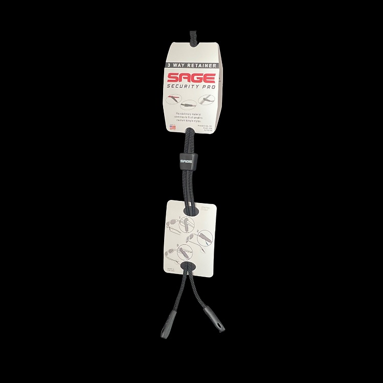 SGSP 10484C-B Three Way Eyewear Retainer, Black