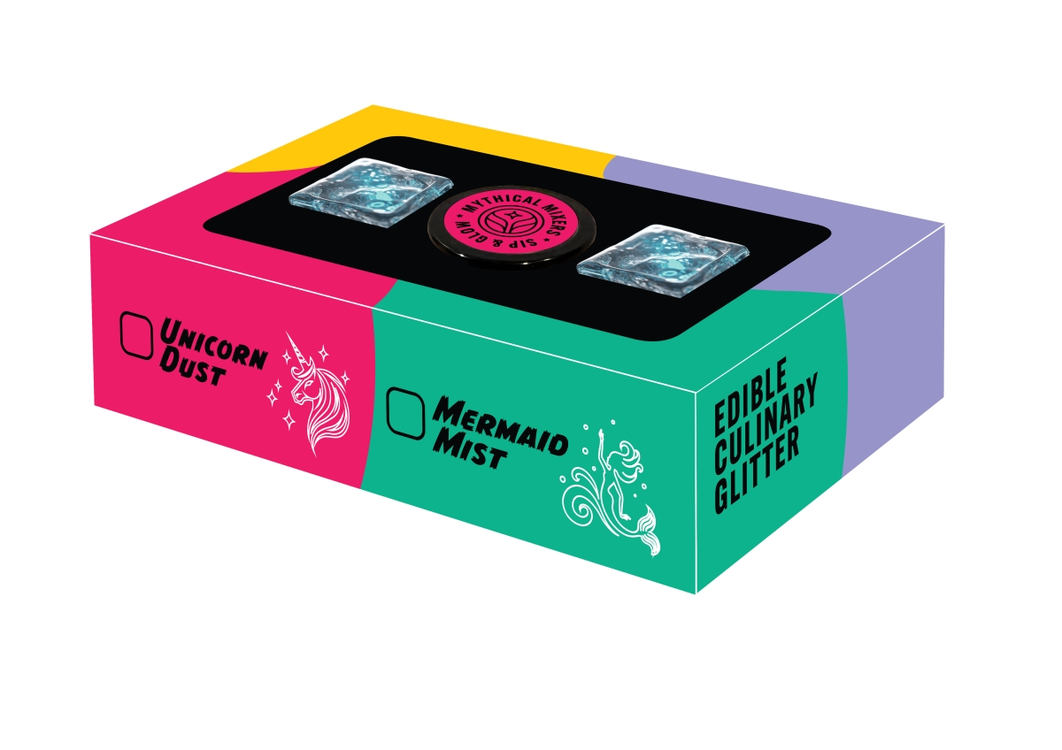 Picture of Mythical Mixers UDG-2 Unicorn Dust Box Set - Edible Drink Glitter for Cocktails and Mocktails