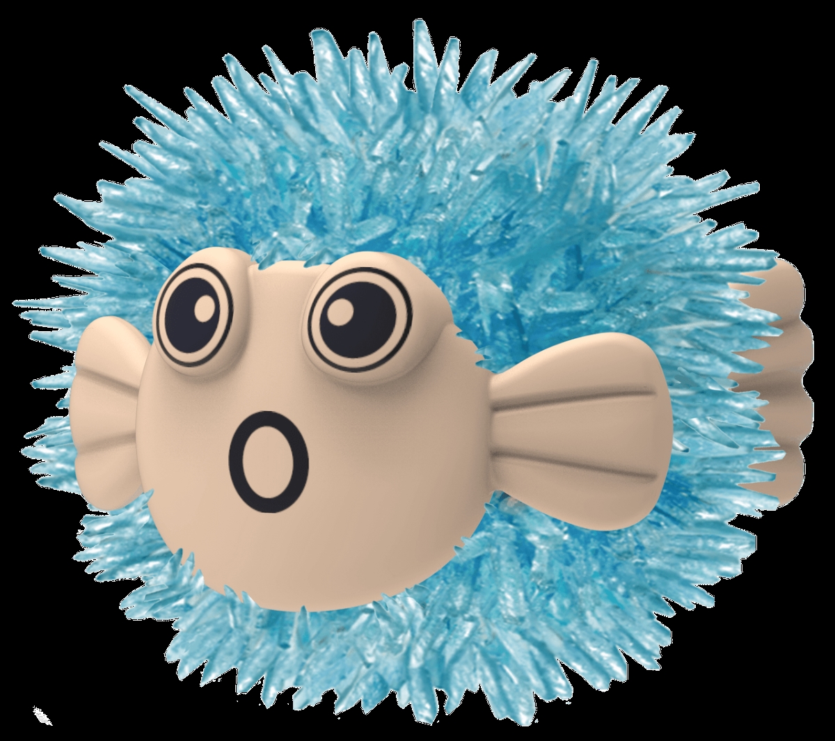 MA2001 Puffer Fish - Blue