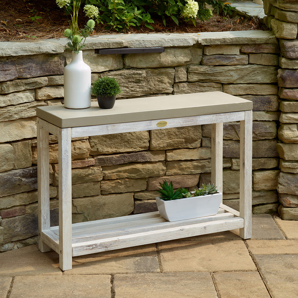 Picture of Pebble Lane 66-SH103CML 34 in. Bali Earth Console Table - Medium